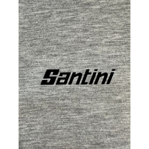 Santini 365 Grey Hoodie Jacket Mummu Cycling Medium Racing Bike - Picture 5 of 11